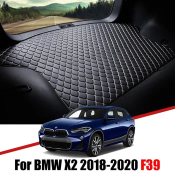 Обичай кожени подложки в багажника на колата за BMW X2 F39 2018 2019 2020, водоустойчив нескользящая подплата, товарни и аксесоари
